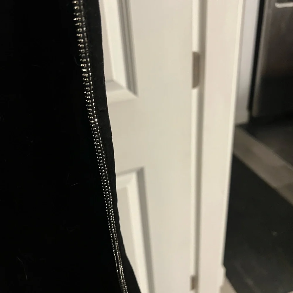 Laura Black Boot Cut Jeans with Bling Piping - Picture 3 of 6